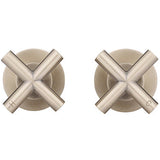 Twin Cross Handles For Wall Mounted Valves - Champagne MW08JL-CH_5