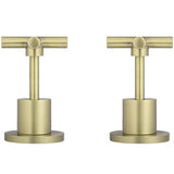 Twin Cross Handles For Wall Mounted Valves - Tiger Bronze MW08JL-PVDBB_3
