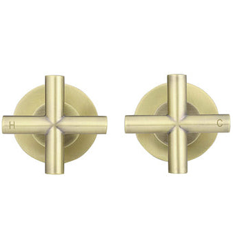 Twin Cross Handles For Wall Mounted Valves - Tiger Bronze MW08JL-PVDBB_5