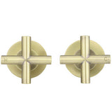 Twin Cross Handles For Wall Mounted Valves - Tiger Bronze MW08JL-PVDBB_5