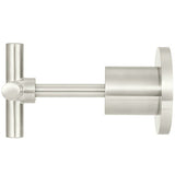 Twin Cross Handles For Wall Mounted Valves - Brushed Nickel MW08JL-PVDBN_2