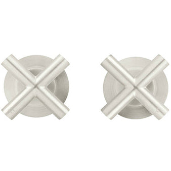 Twin Cross Handles For Wall Mounted Valves - Brushed Nickel MW08JL-PVDBN_4