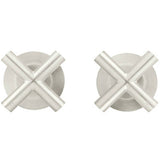 Twin Cross Handles For Wall Mounted Valves - Brushed Nickel MW08JL-PVDBN_4