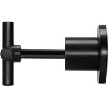 Twin Cross Handles For Wall Mounted Valves - Matt Black_2