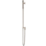 Meir Round Sliding Rail Kit With Single Spray Handset & Elbow Outlet Champagne MZ0402-R-CH_3