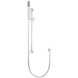 Meir Round Sliding Rail Kit With Single Spray Handset & Elbow Outlet Chrome MZ0402-R-C_1