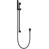 Meir Round Sliding Rail Kit With Single Spray Handset & Elbow Outlet Matt Black MZ0402-R_2