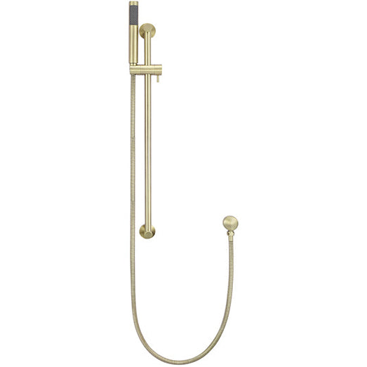 Meir Round Sliding Rail Kit With Single Spray Handset & Elbow Outlet Tiger Bronze MZ0402-R-PVDBB_1