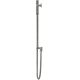 Meir Round Sliding Rail Kit With Single Spray Handset & Elbow Outlet Shadow MZ0402-R-PVDGM_3