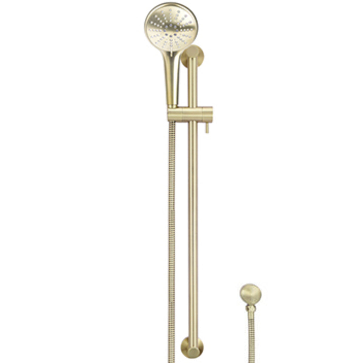 Meir Round Sliding Rail Kit With Three Spray Handset & Elbow Outlet - Tiger Bronze MZ04BN-SET-PVDBB_1
