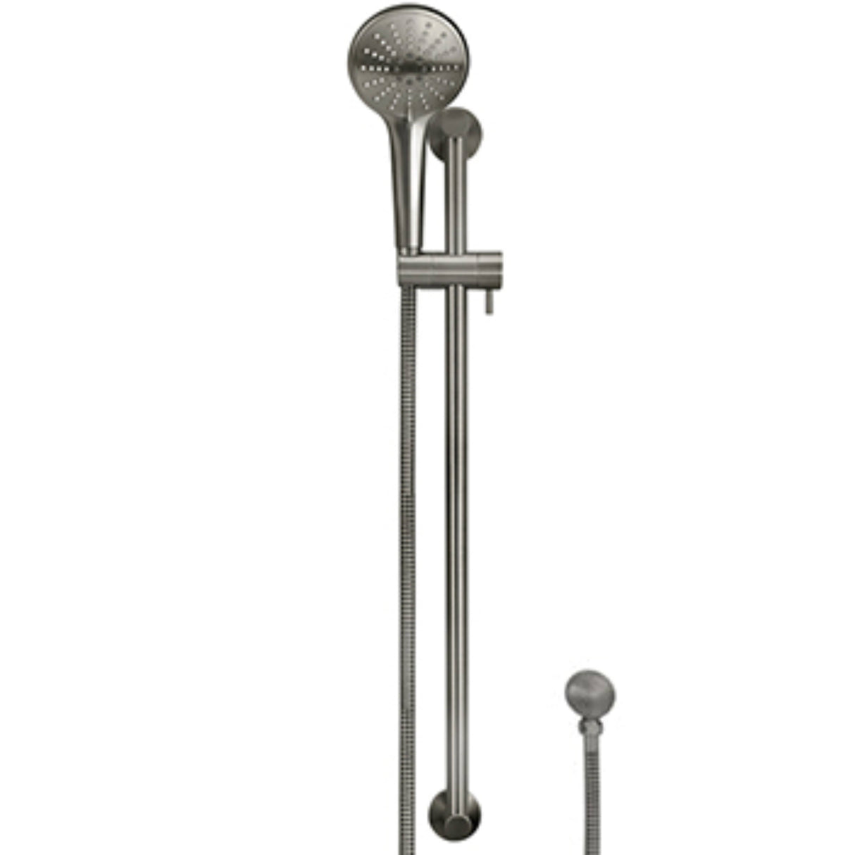 Meir Round Sliding Rail Kit With Three Spray Handset & Elbow Outlet - Shadow MZ04BN-SET-PVDGM_1