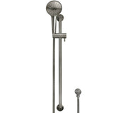 Meir Round Sliding Rail Kit With Three Spray Handset & Elbow Outlet - Shadow MZ04BN-SET-PVDGM_1