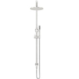 Meir 2 Outlet Round 200mm Rigid Riser Shower Kit With Diverter & Elbow Outlet Brushed Nickel MZ0704-R-PVDBN_2