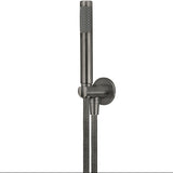 Meir Round Elbow Outlet with Holder, Hose & Handset Shadow MZ08-R-PVDGM_1