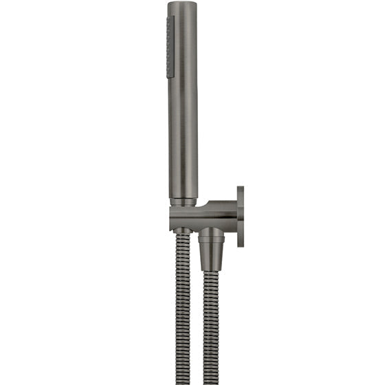 Meir Round Elbow Outlet with Holder, Hose & Handset Shadow MZ08-R-PVDGM_3