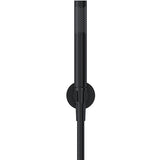 Meir Round Elbow Outlet with Holder, Hose & Handset Matt Black MZ08-R_2