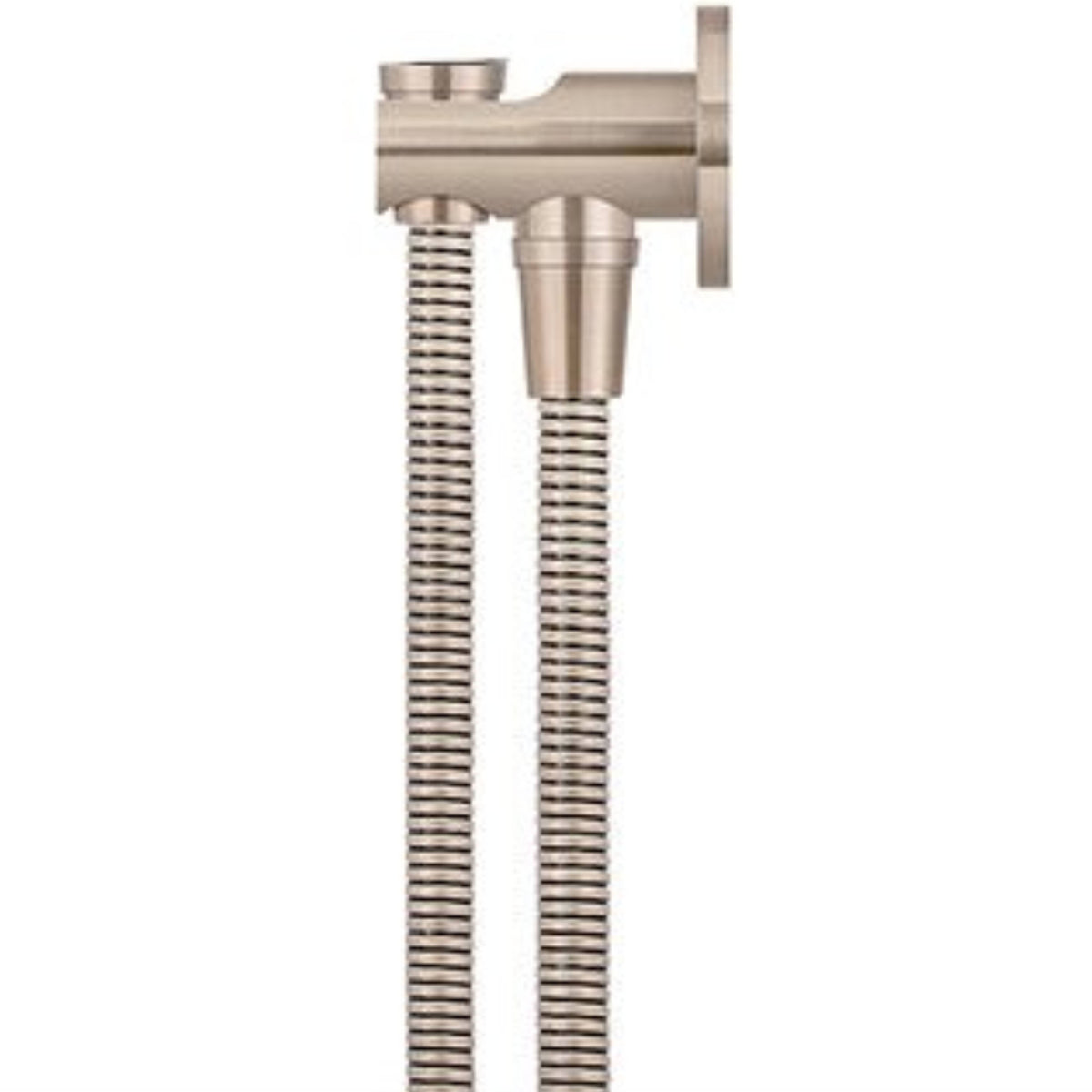 Meir Round Elbow Outlet with Holder, Hose, without Handset Champagne MZ08B-CH_2