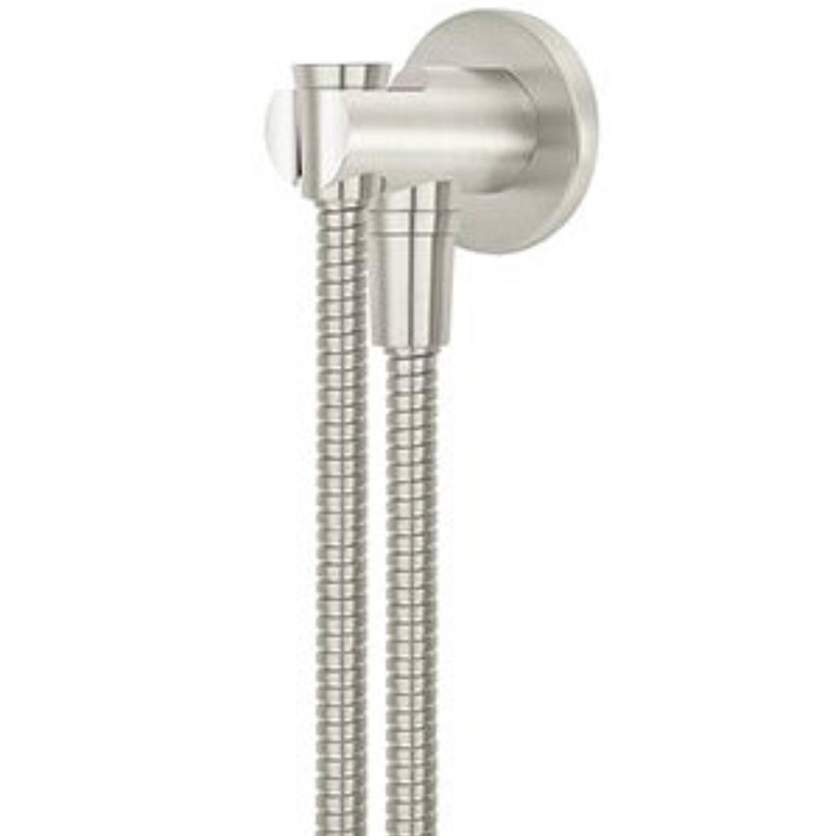 Meir Round Elbow Outlet with Holder, Hose, without Handset Brushed Nickel MZ08B-PVDBN_1
