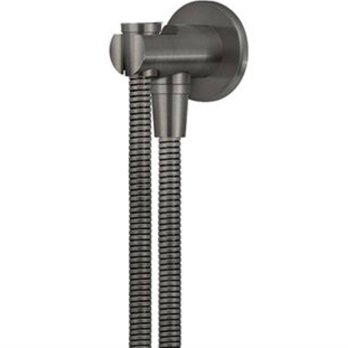 Meir Round Elbow Outlet with Holder, Hose, without Handset Shadow MZ08B-PVDGM_1