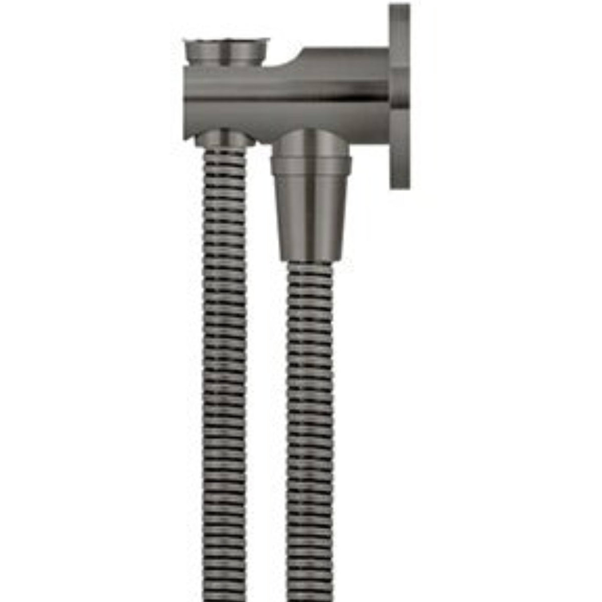 Meir Round Elbow Outlet with Holder, Hose, without Handset Shadow MZ08B-PVDGM_3