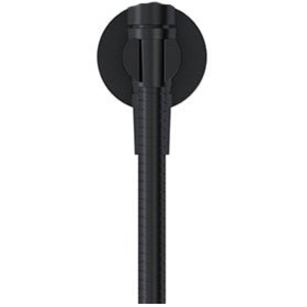 Meir Round Elbow Outlet with Holder, Hose, without Handset Matt Black MZ08B_2