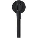 Meir Round Elbow Outlet with Holder, Hose, without Handset Matt Black MZ08B_2
