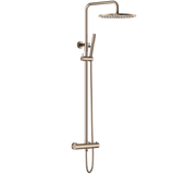 Meir Round 2 Outlet Exposed Thermostatic Shower Set Champagne MZT01N-CH_1