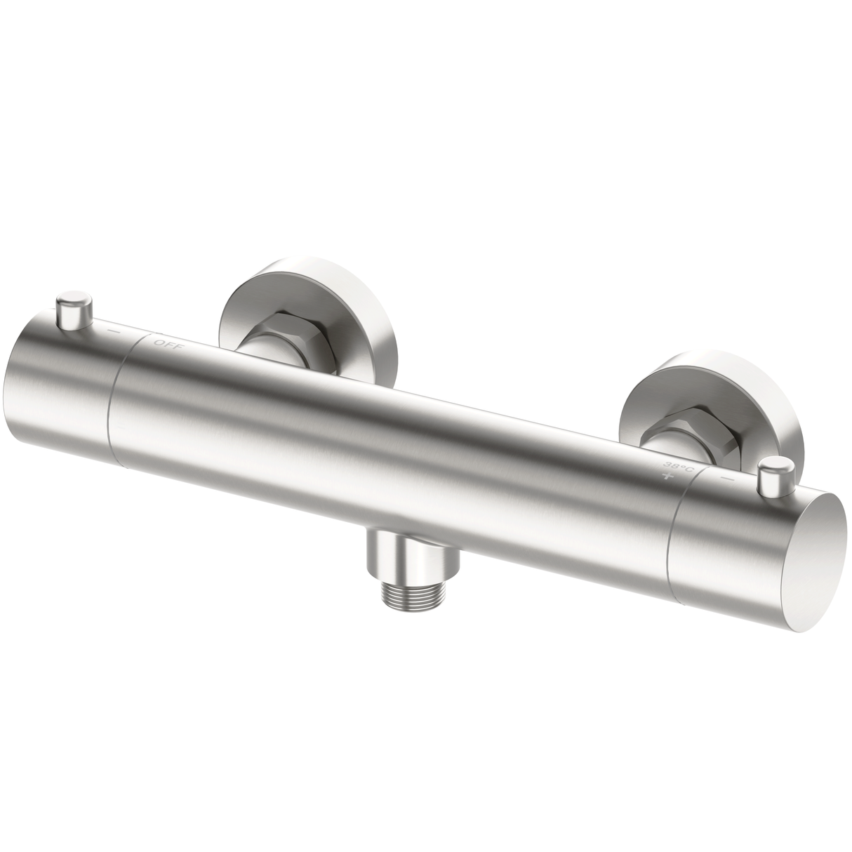 Meir Round Thermostatic Bar Shower Valve Brushed Nickel MZT03N-PVDBN_1