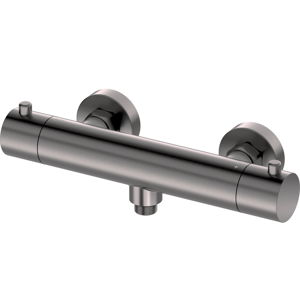 Meir Round Thermostatic Bar Shower Valve Shadow MZT03N-PVDGM_1