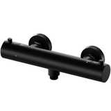 Meir Round Thermostatic Bar Shower Valve Matt Black MZT03N_1