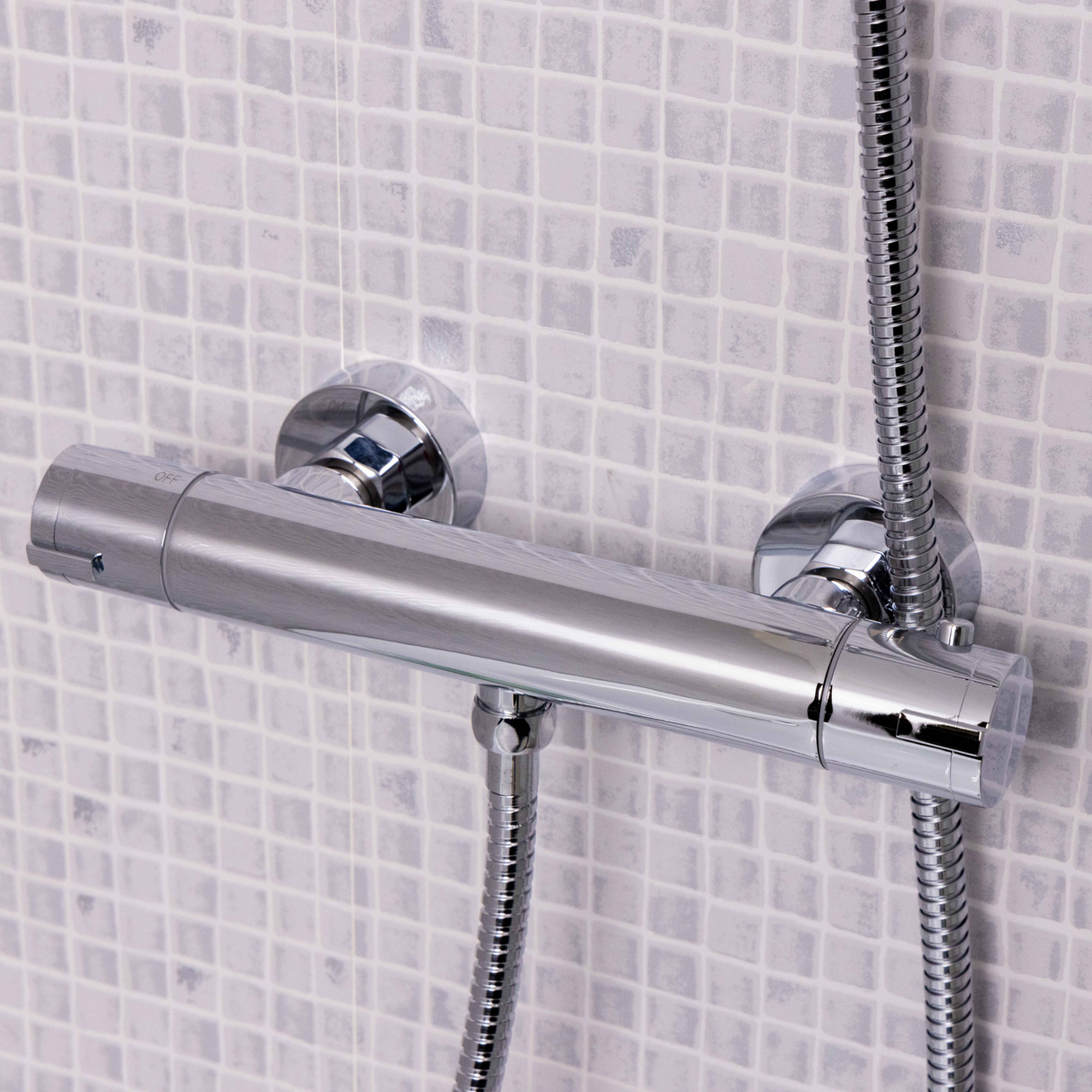 Ellsi Mist Thermostatic Bar Valve Chrome LS2