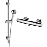 Ellsi Mist Thermostatic Bar Valve & 2-Spray Sliding Rail Shower Set Chrome SK-09-CH_1