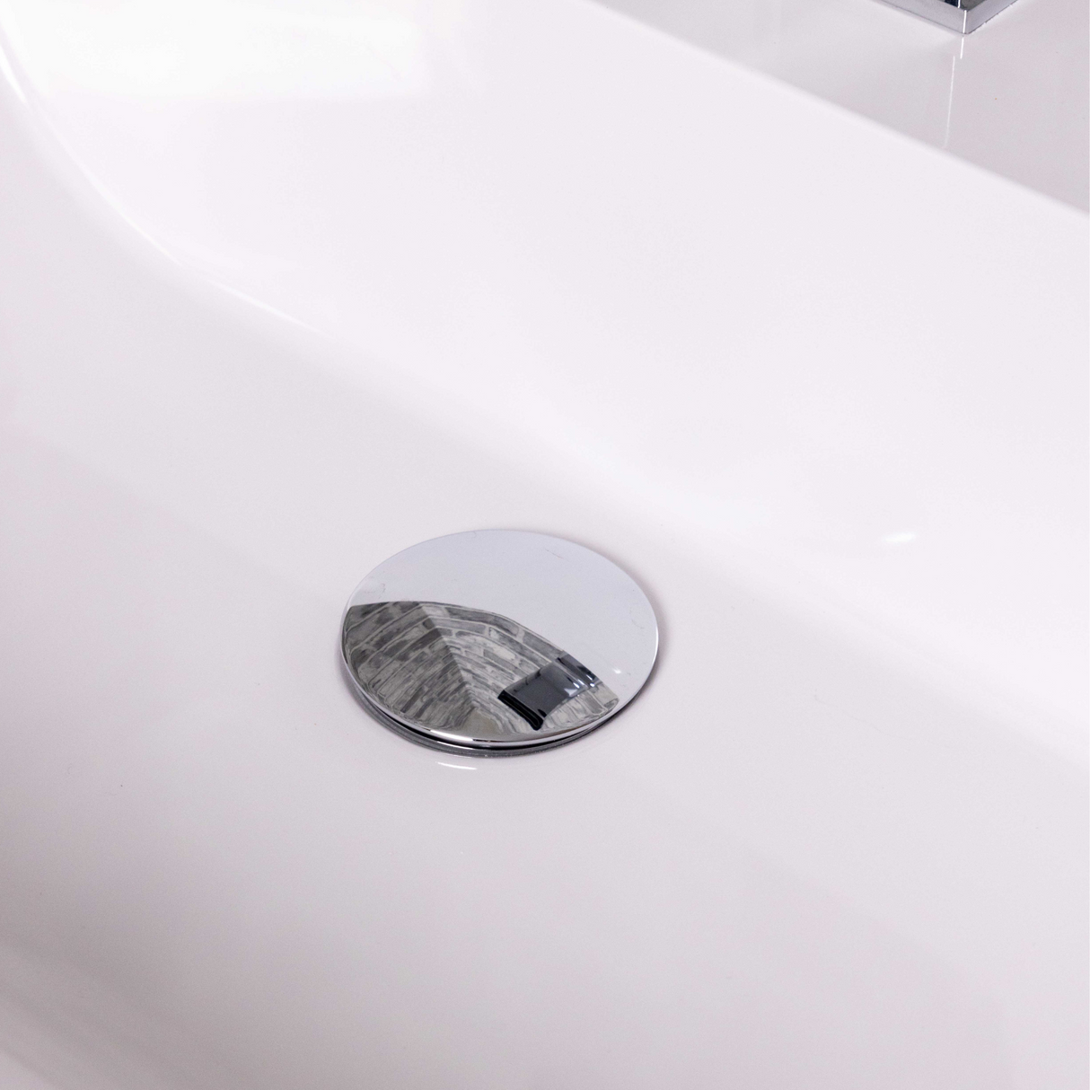 Ellsi Mushroom Push Button Click Clack Basin Waste Chrome LS