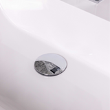 Ellsi Mushroom Push Button Click Clack Basin Waste Chrome LS