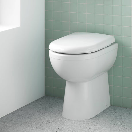 Nuie Ivo Comfort Height Back To Wall Toilet NCS296 LS