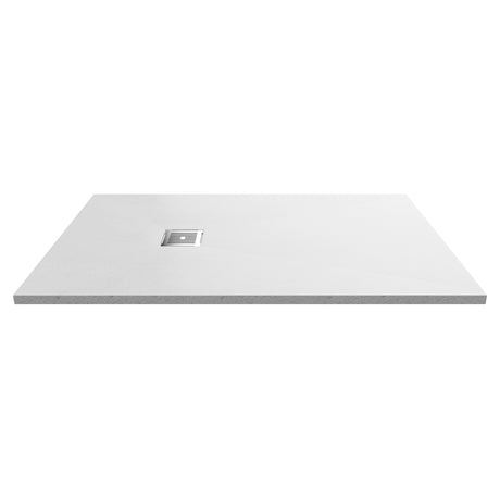 Nuie Slimline Rectangular Shower Tray White Slate NLT61034