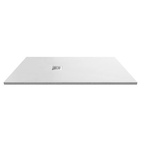 Nuie Slimline Rectangular Shower Tray White Slate NLT61054