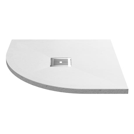 Nuie Slimline Quadrant Shower Tray White Slate NLT61105
