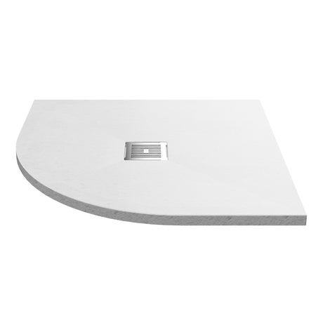 Nuie Slimline Quadrant Shower Tray White Slate NLT61106