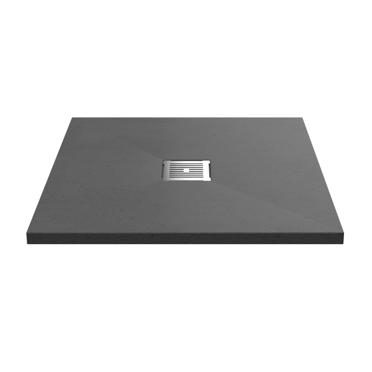 Nuie Slimline Square Shower Tray Grey Slate NLT71006