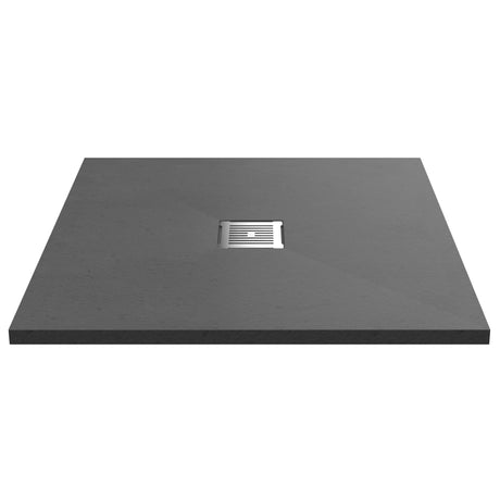 Nuie Slimline Square Shower Tray Grey Slate NLT71010
