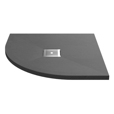 Nuie Slimline Quadrant Shower Tray Grey Slate NLT71105