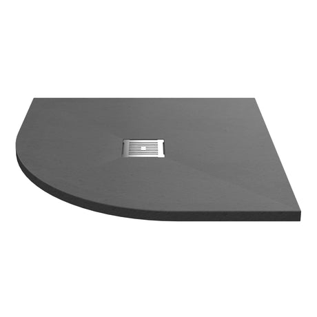Nuie Slimline Quadrant Shower Tray Grey Slate NLT71106