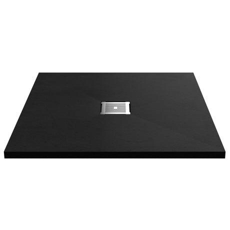 Nuie Slimline Square Shower Tray Black Slate NLT91010