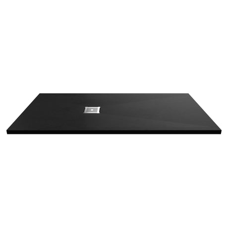 Nuie Slimline Rectangular Shower Tray Black Slate NLT91053