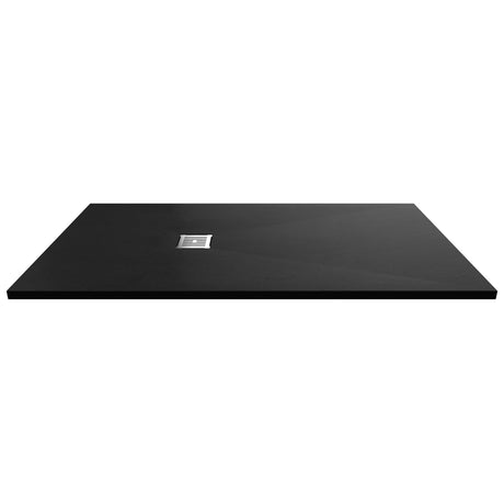 Nuie Slimline Rectangular Shower Tray Black Slate NLT91064