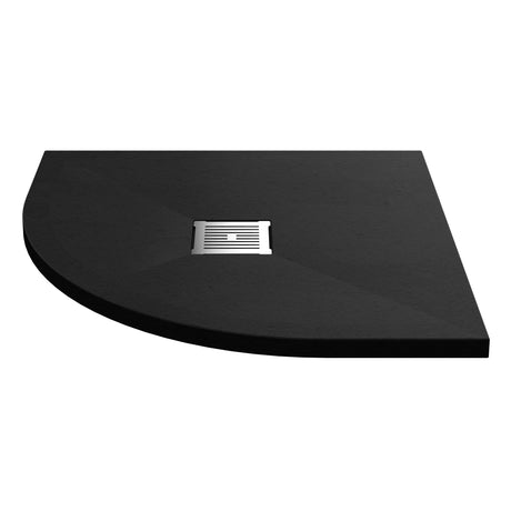 Nuie Slimline Quadrant Shower Tray Black Slate NLT91105