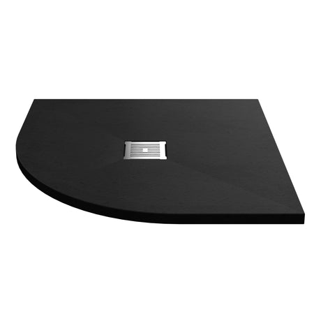 Nuie Slimline Quadrant Shower Tray Black Slate NLT91106