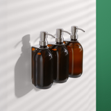 Nickel Triple Wall Mounted Soap Dispenser