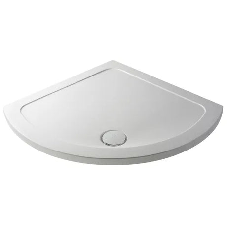 Nuie Pearlstone Single Entry Shower Tray Gloss White NTP090